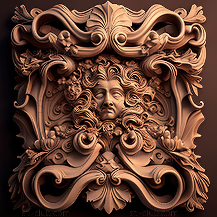 3D model st baroque (STL)